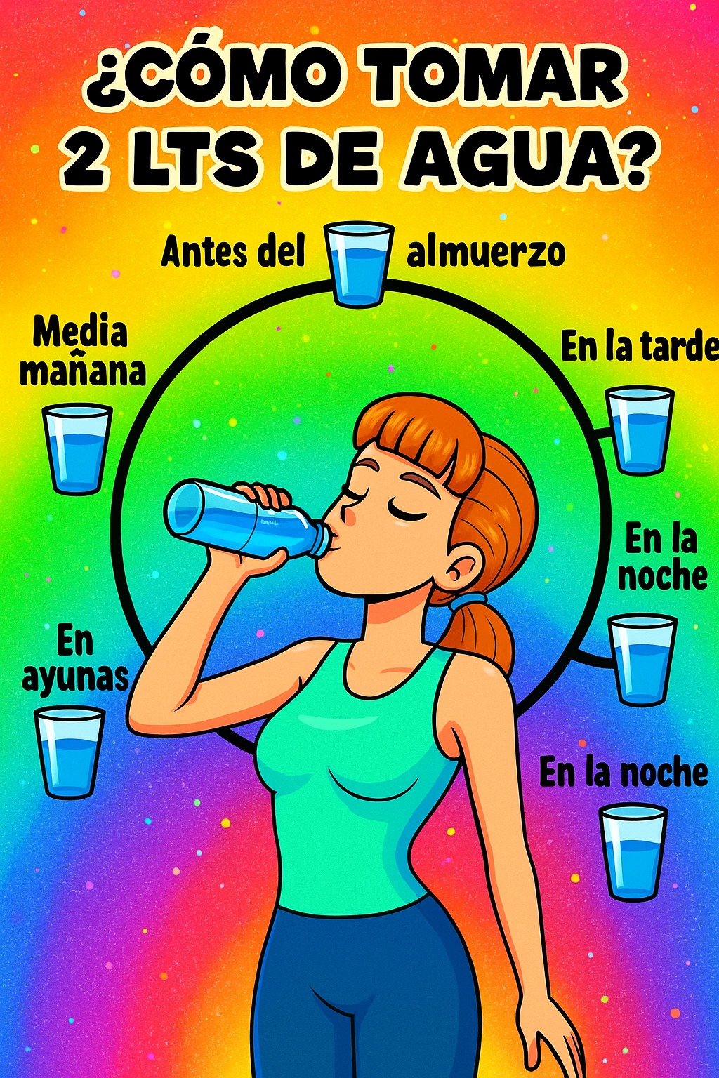 💦 ¿Por Qué Deberías Tomar 2 Litros de Agua al Día? 💧 El Hábito Más Sencillo Para Transformar Tu Salud 🚰