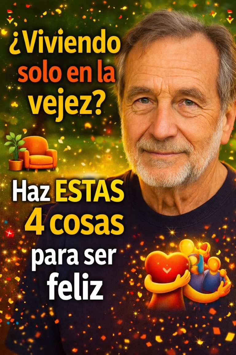 ¿Solo en la vejez? Haz estas 4 cosas para mantenerte feliz, saludable y mentalmente fuerte 💪🧠✨