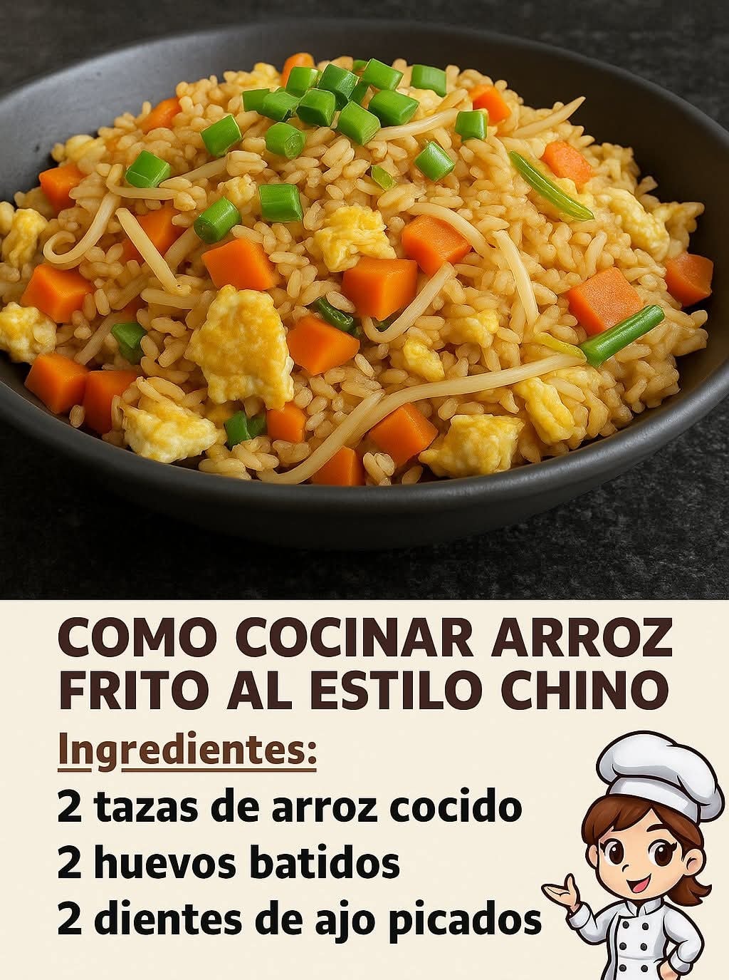 Cómo cocinar Arroz Frito al estilo Chino | Recetas