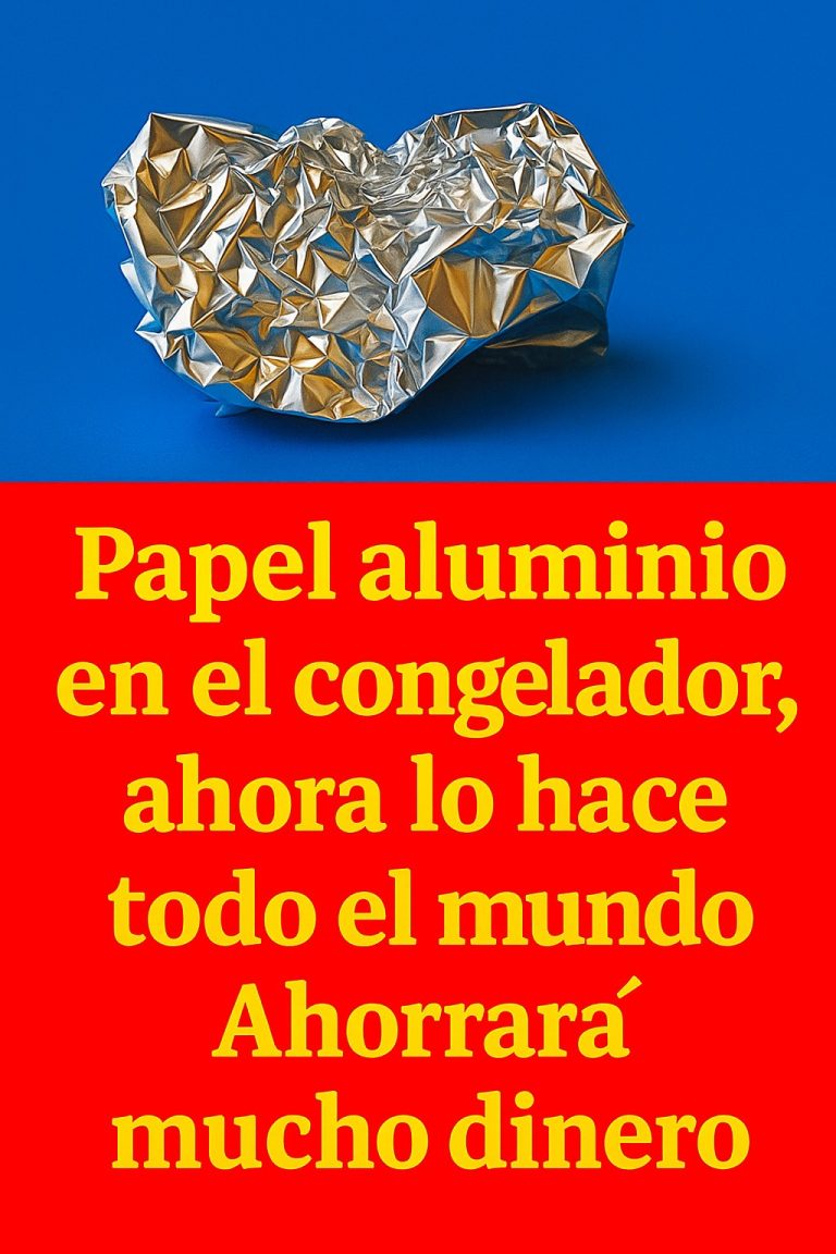 ❄️ ¿Escarcha en el congelador? El truco casero con papel aluminio que está revolucionando los hogares 🧊✨