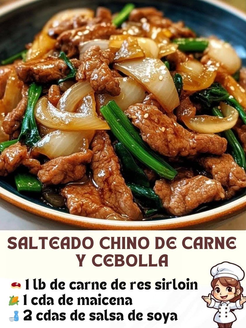 Salteado Chino de Carne y Cebolla – ¡Rápido y Lleno de Sabor!