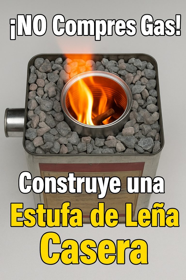 🔥 ¡NO Compres Más Gas! Así Puedes Cocinar GRATIS con Esta Estufa de Leña Casera 💥🌿