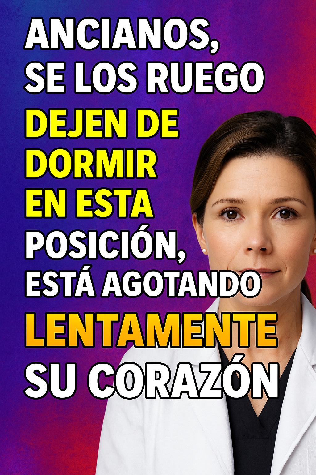 🛑 ¡CUIDADO! Esta Posición al Dormir Está Poniendo en Riesgo Tu Corazón Después de los 60 😴❤️