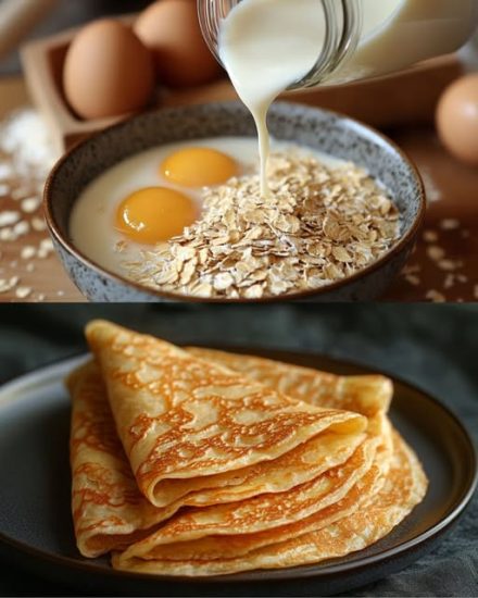 Crepes Saludables de Avena: ¡Deliciosos y Fáciles de Preparar! 🥞✨