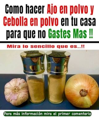 Como hacer Ajo en Polvo y Cebolla en Polvo en tu Casa para que no Gastes Más!!