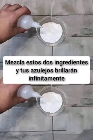 ¡No es Bicarbonato de Sodio o Vinagre! – Este producto es suficiente para blanquear las juntas ennegrecidas del baño y baldosas