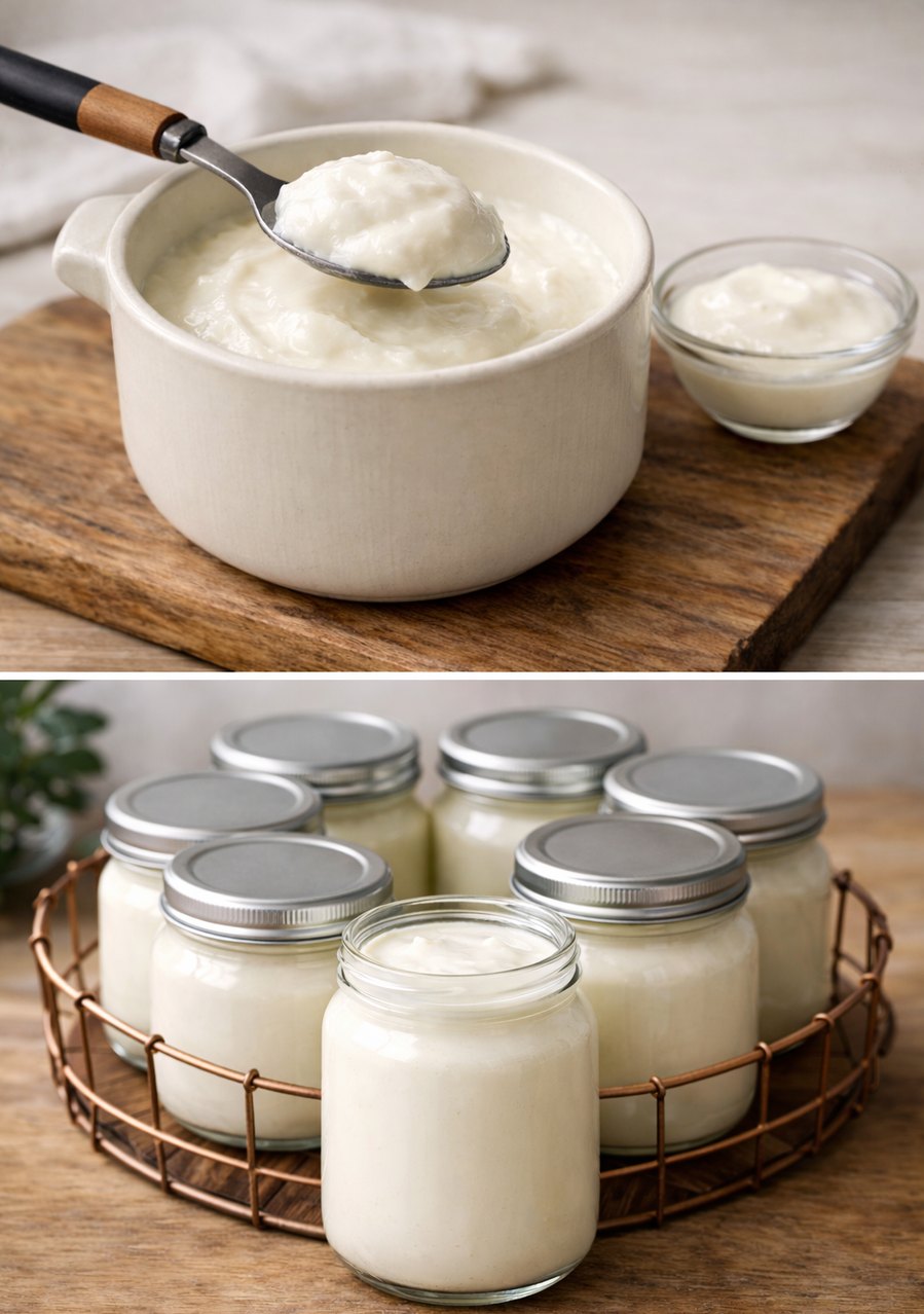 Cómo hacer Yogur Casero sin Azúcar sin yogurtera