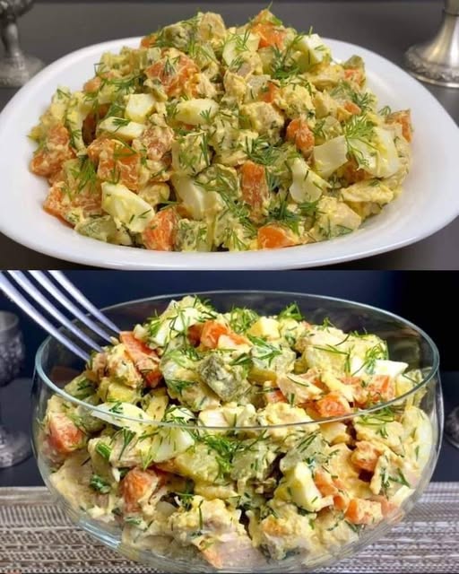 Receta Ensalada de Pollo y Pepinos Encurtidos