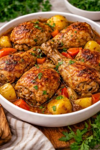 Guiso de Pollo a la Jardinera
