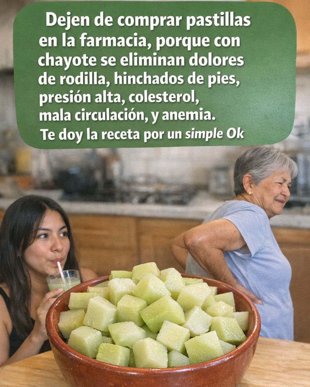 Chayote y limón para la salud: circulación, anemia y dolor articular