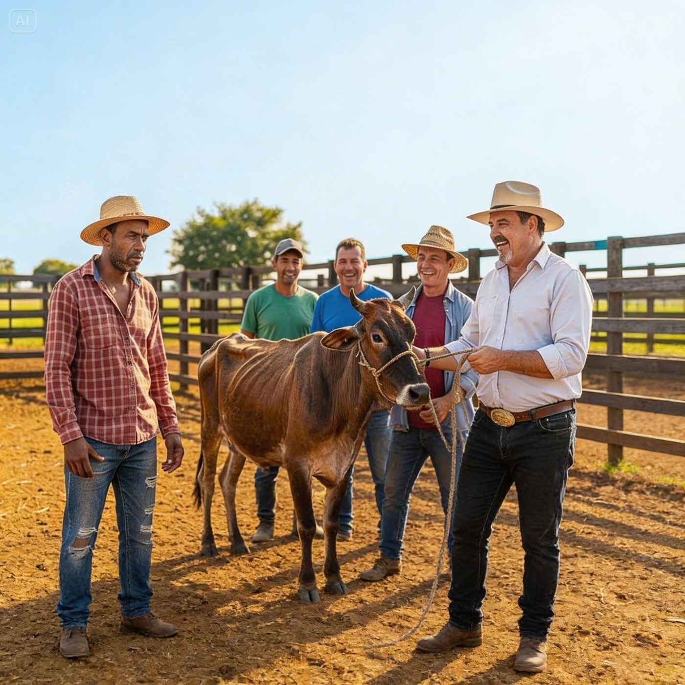 Un Granjero MILLONARIO le dio como pago la Peor Vaca… sin saber que era una VACA PREMIADA