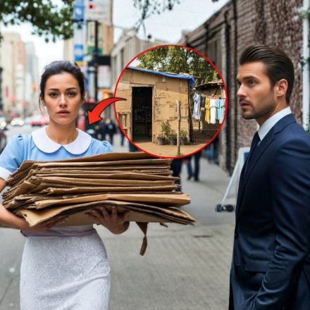 Ella guardaba las cajas vacías del trabajo y nadie sabía por qué… el Millonario la siguió un día y…
