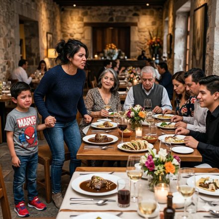 Durante la cena, mi nieto miró a mi hijo de 7 años y le dijo: “Solo tus propios nietos son verdaderamente tus nietos…”.