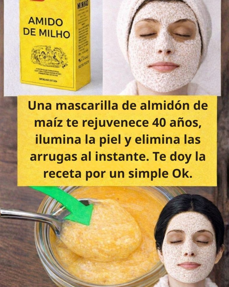 ¡Mascarilla Casera de Maicena!