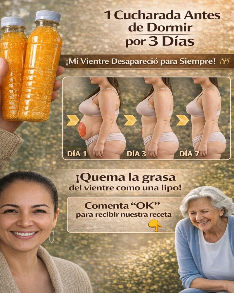 ¡1 cucharada cada noche durante 3 días!