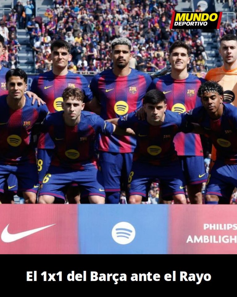 El 1×1 del Barça ante el Rayo