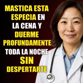 ¡Mastica esto antes de dormir!