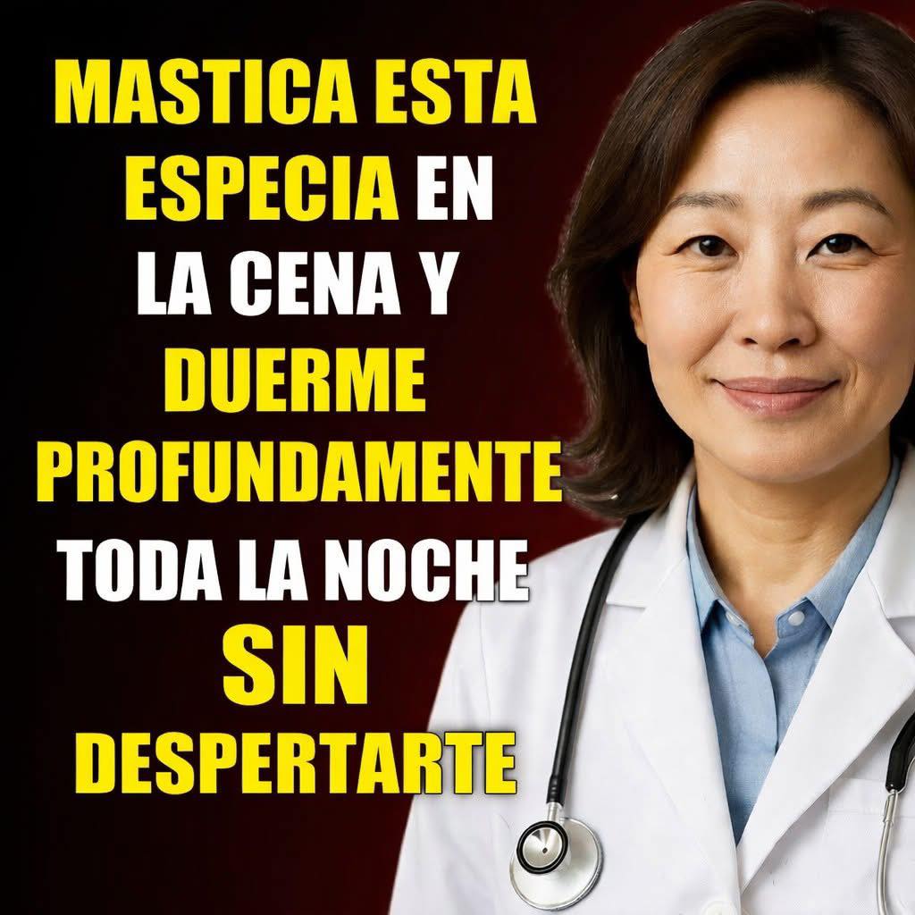 ¡Mastica esto antes de dormir!