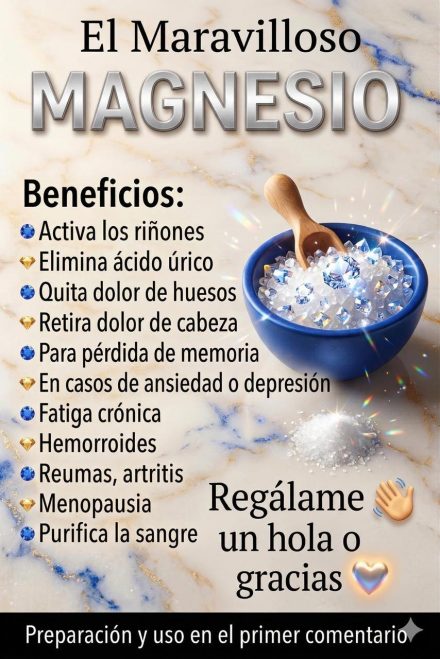 EL PODEROSO MAGNESIO