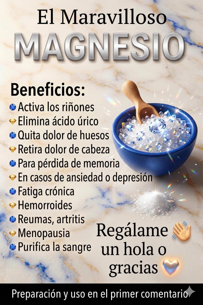 EL PODEROSO MAGNESIO