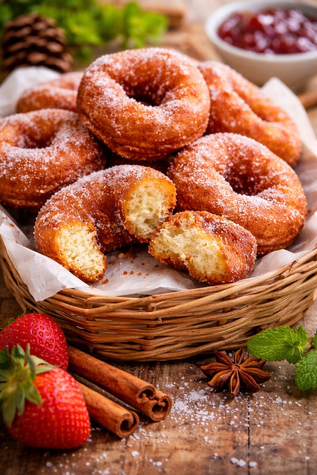 Rosquillas y bolitas fritas