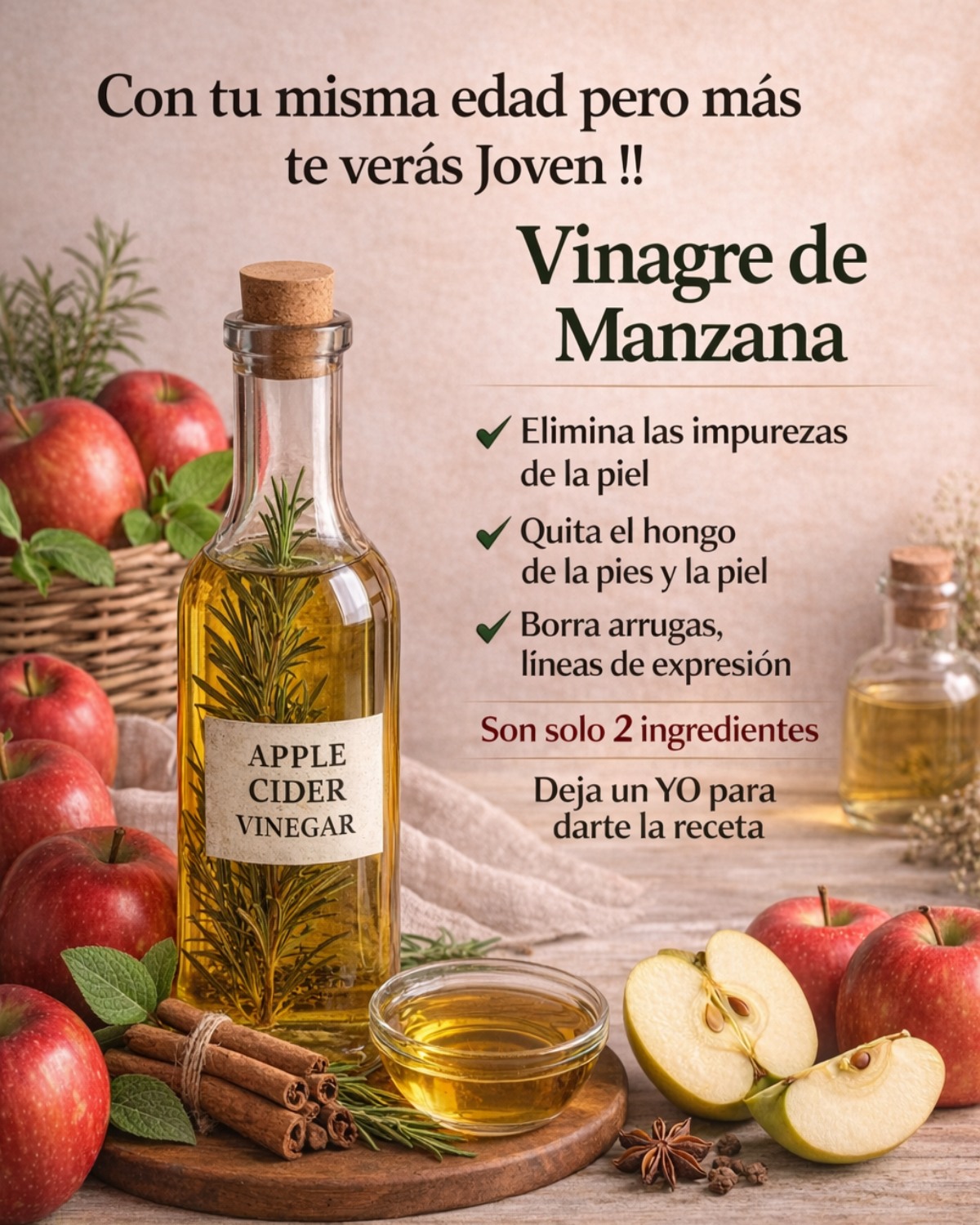 EL VINAGRE TE REJUVENECE