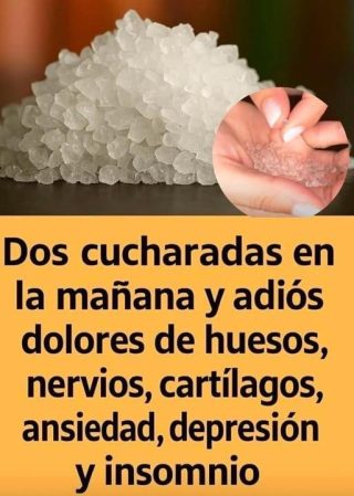 TOMA DOS CUCHARITA EN LA MAÑANA