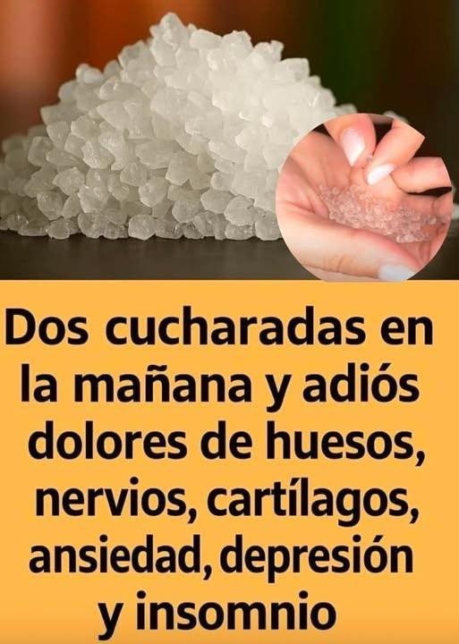 TOMA DOS CUCHARITA EN LA MAÑANA