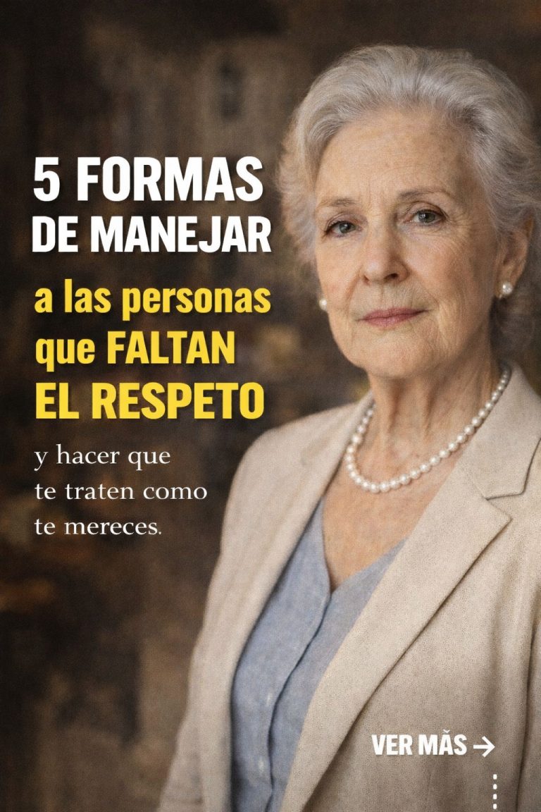 🌟 5 formas de manejar a las personas que te faltan el respeto (sin perder tu paz) 🌟