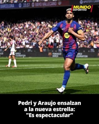 Pedri y Araujo ensalzan a la nueva estrella: “Es espectacular”