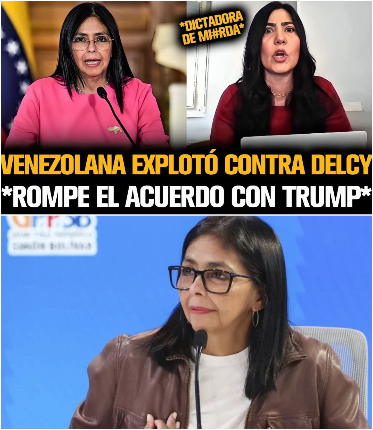 La “Puerta Giratoria” del Horror: Delcy Rodríguez Desafía al Mundo al Nombrar a un Reconocido Torturador como Ministro de Defensa en Venezuela