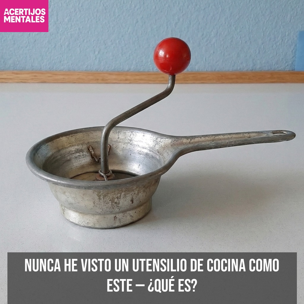 Un utensilio de cocina antiguo que casi nadie reconoce 😲 ¿Sabes qué es?