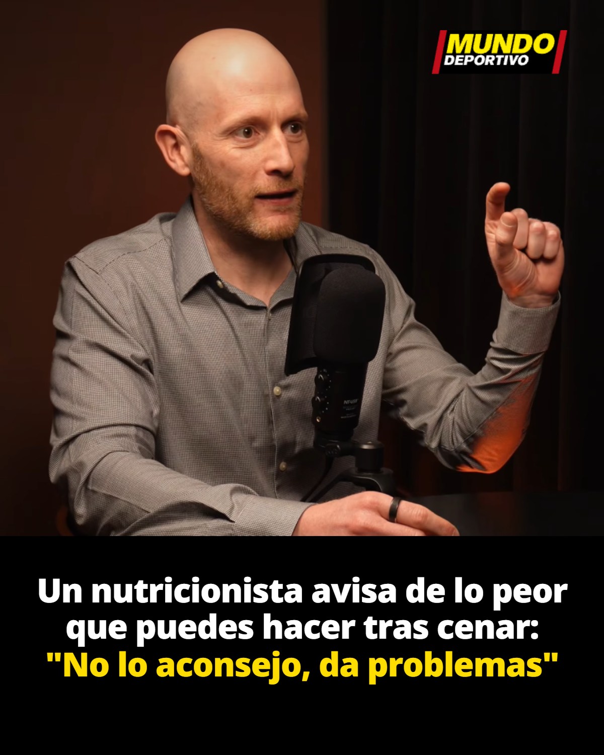Un nutricionista avisa de lo peor que puedes hacer tras cenar: “Da problemas”