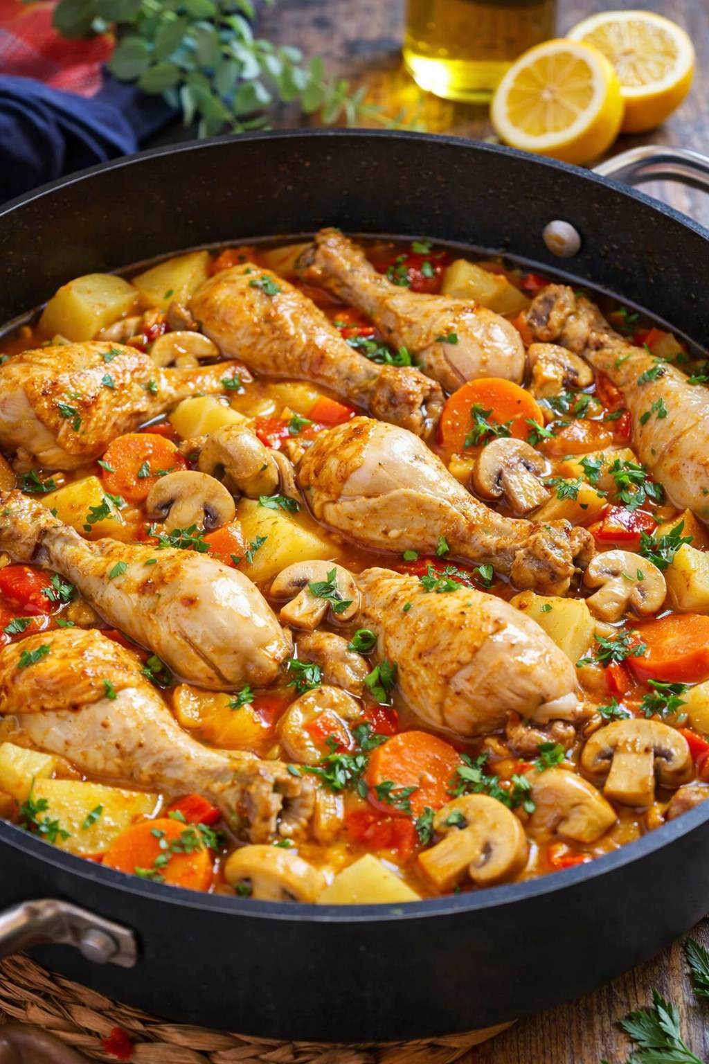 Guiso de Pollo a la Jardinera