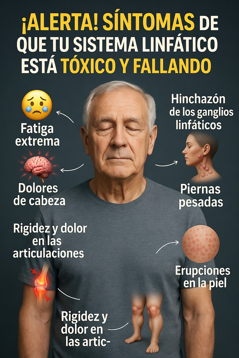 💧¡ALERTA! Síntomas de que tu Sistema Linfático Está Intoxicado y Cómo Desintoxicarlo NATURALMENTE 🌿