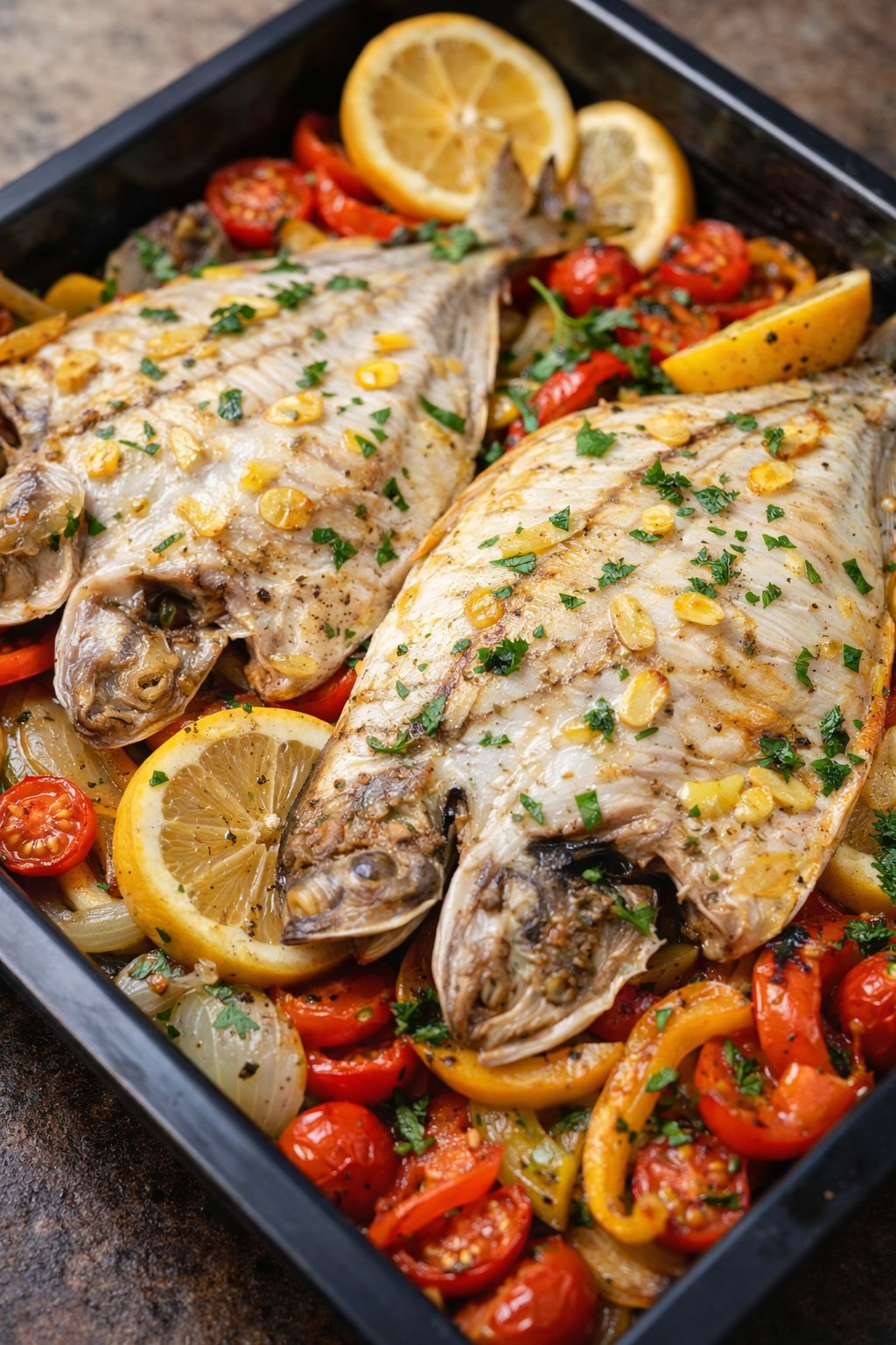 Dorada con Patatas
