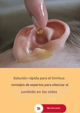 Ponte dos gotas en el oído y oirás como antes. Recupera la audición.