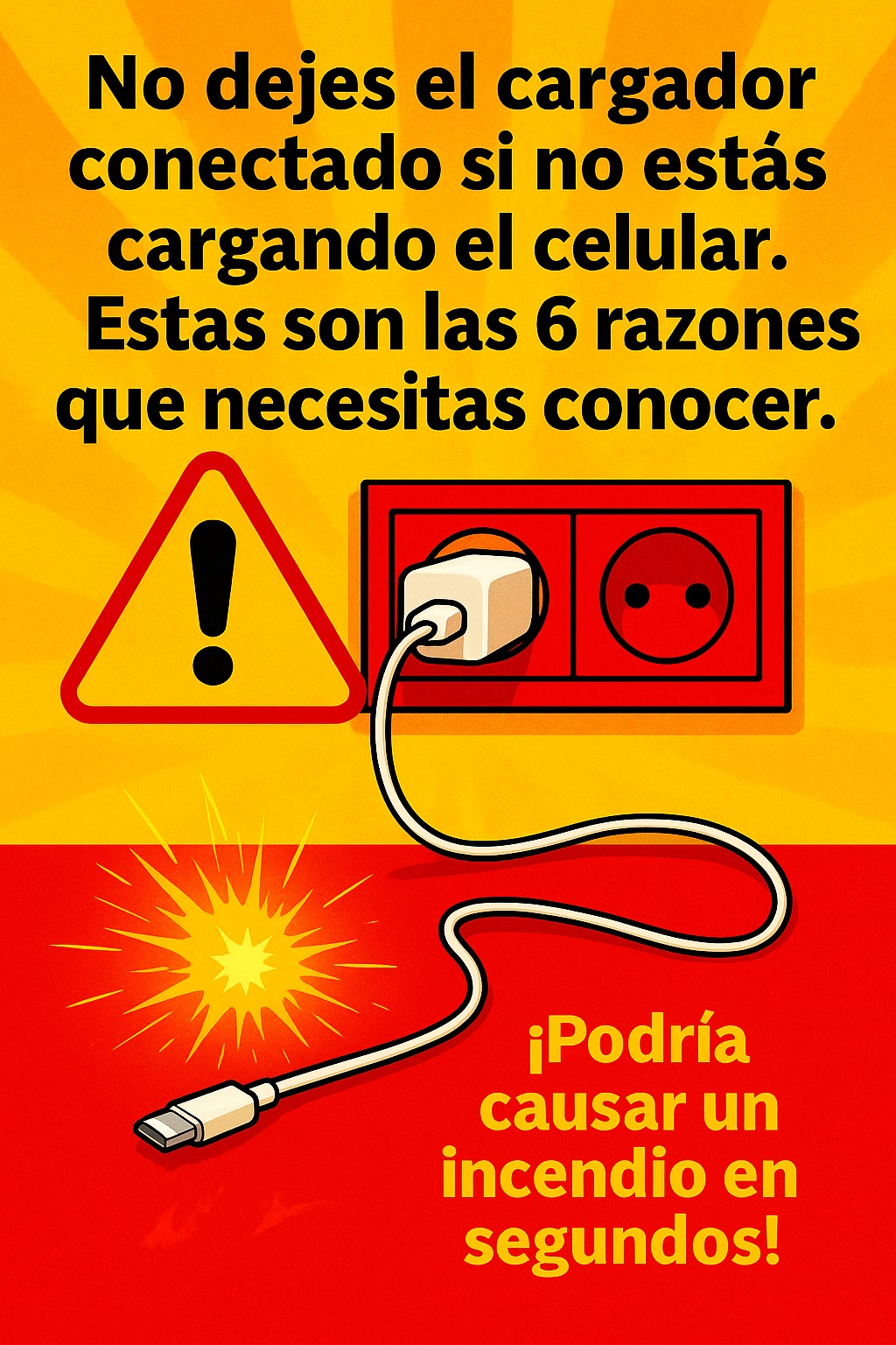 ⚠️ ¡NO LO HAGAS MÁS! Por Esto JAMÁS Debes Dejar el Cargador Enchufado Sin el Celular 📵💸 (Y Qué Consecuencias Tiene)