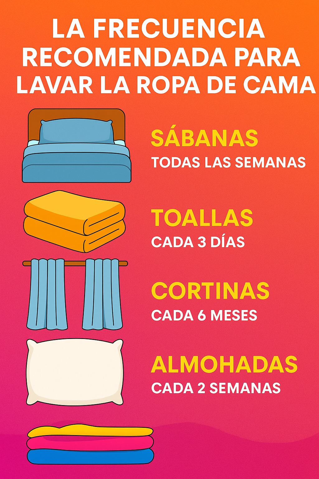 🧼🛏️ Cada Cuánto Lavar la Ropa de Cama: El Secreto Para un Hogar Saludable y un Sueño Reparador 😴✨