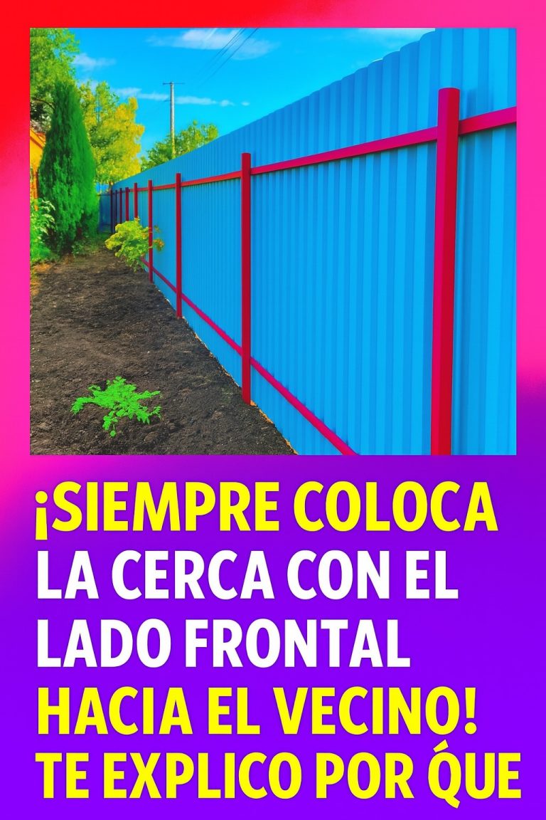 🏡 ¿Por Qué Siempre Debes Colocar la Cerca con el Lado Bonito hacia el Vecino? 👉 Te Lo Explicamos Todo