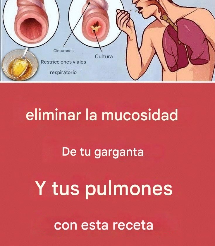 Limpia tu Garganta y Pulmones de Mucosidad con Esta Receta Natural