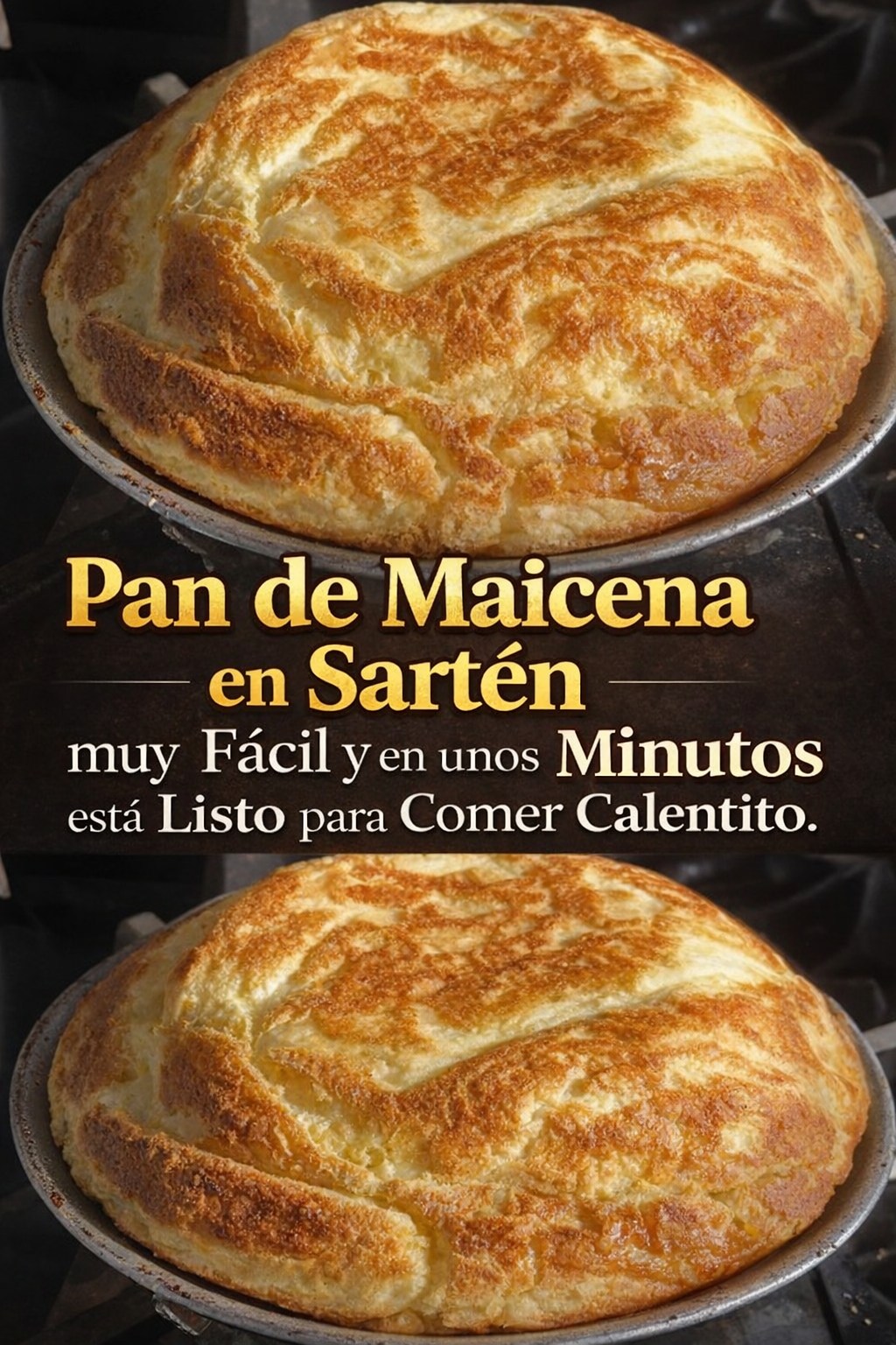Pan de Maicena en Sartén muy Fácil y en unos Minutos está Listo para Comer Calentito