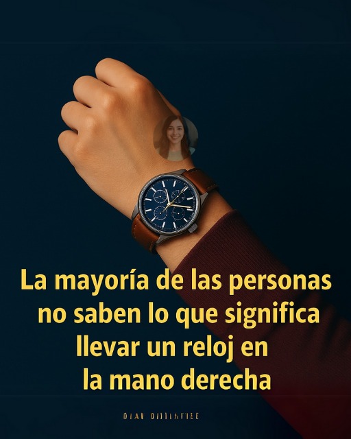 ¿Qué significa llevar un reloj en la mano derecha? ⏰🧐💭