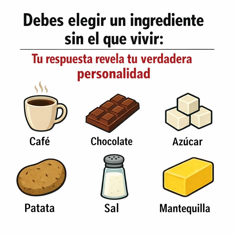 Elige un ingrediente sin el que no podrías vivir (y descubre qué dice de ti)