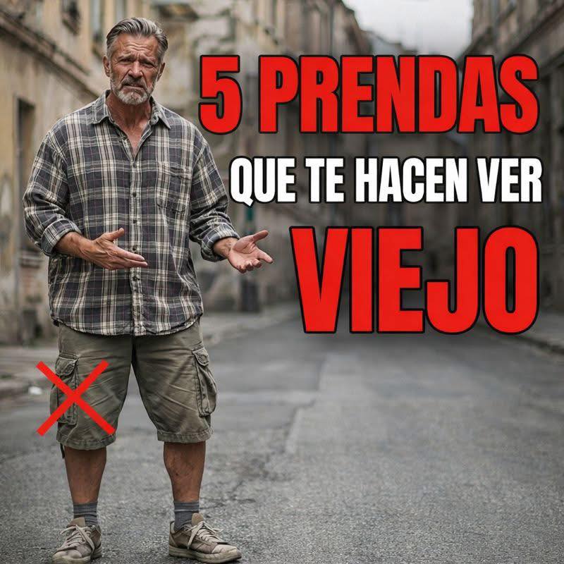 5 PRENDAS QUE TE HACEN VER VIEJO Y RIDÍCULO (Y QUE DEBERÍAS TIRAR YA)