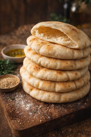 Pan pita (Pan árabe)