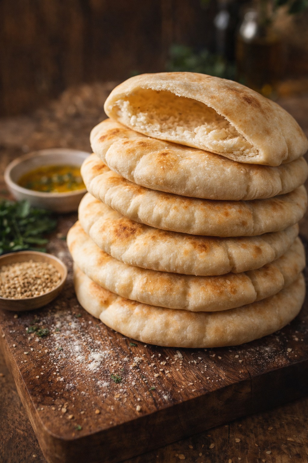 Pan pita (Pan árabe)