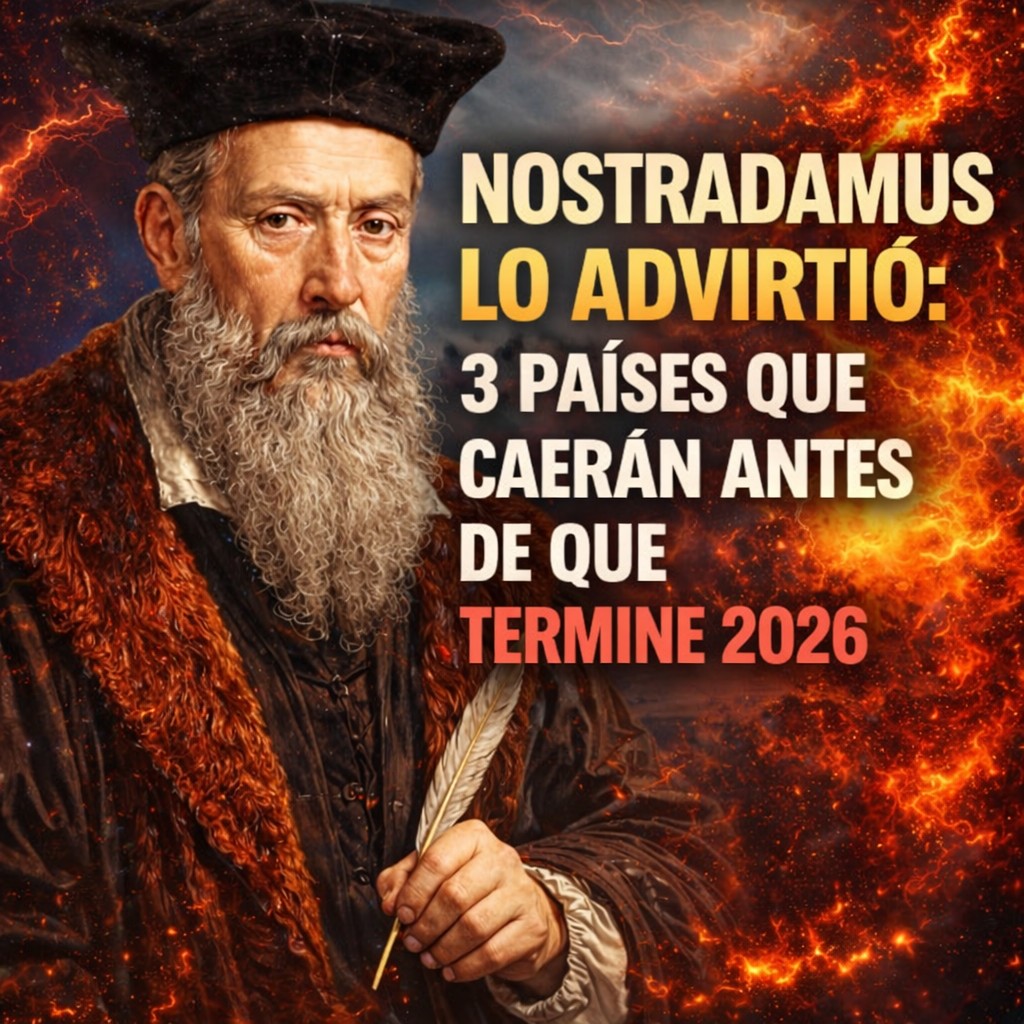 Nostradamus lo advirtió: ¿3 países caerán antes de 2026?