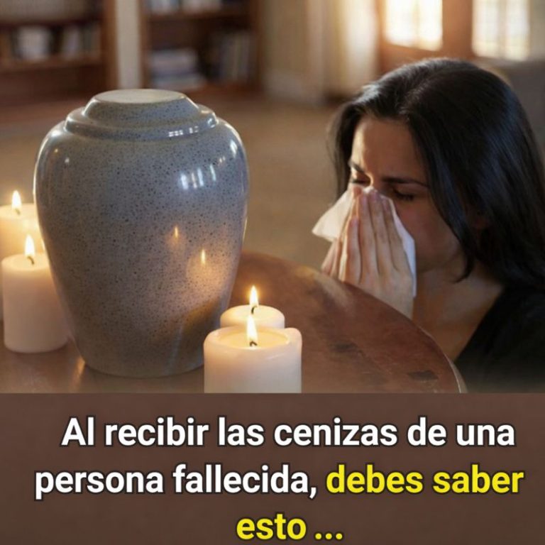 Al recibir las cenizas de una persona fallecida, debes saber esto