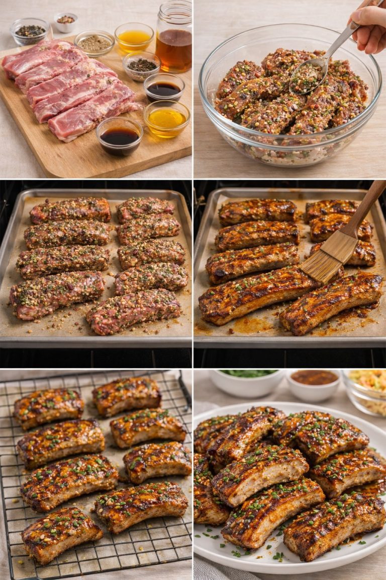 Costillas en Salsa de Pimienta y Miel